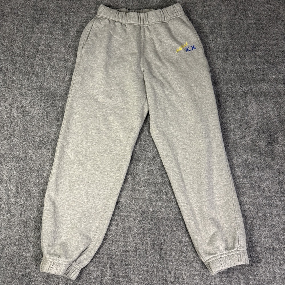 Uniqlo x Kaws x Andy Warhol Men's Gray Joggers Sweatpants Size XS